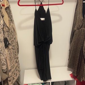 Tbags size medium satin like stretchy dress